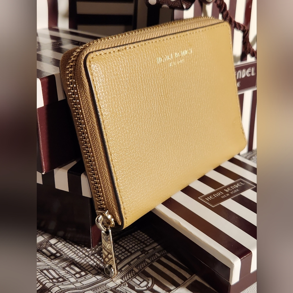 Henri bendel Green tan military shoulder bag crossbody with a bendel wallet - Picture 11 of 11